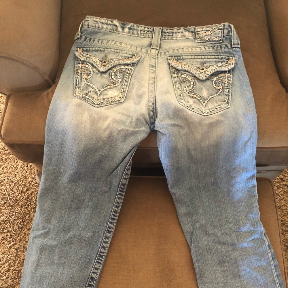 Big star cropped jeans